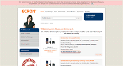 Desktop Screenshot of ecron.de