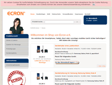 Tablet Screenshot of ecron.de
